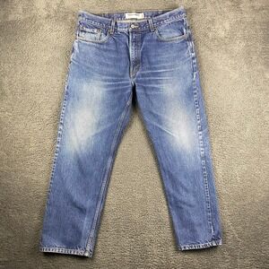 Levi's 505 Regular Fit Jeans Men's W38‎ L30 Blue Denim Cotton Casual Pants